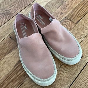 Toms Sunset Bloom Suede Slip-On Sneaker